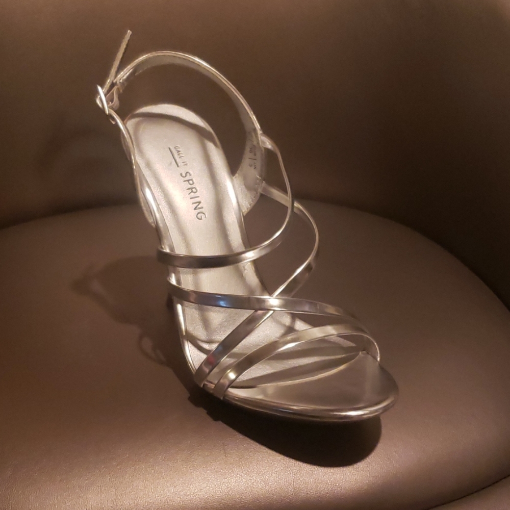 Call It Spring Silver Heel - Picture 2 of 4